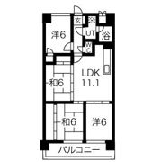 ライオンズマンション藤ヶ丘ガーデンの間取り画像