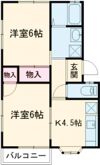 メゾンブランシェの間取り画像