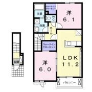 シャルム Bの間取り画像