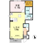 セジュールフォレスト Dの間取り画像