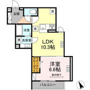 D Paina 中野島ⅢAの間取り画像