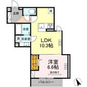 D Paina 中野島ⅢAの間取り画像