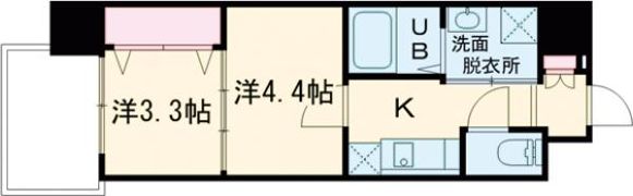 ギャラン片野Neoの間取り画像