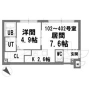 グランメールペガサスの間取り画像
