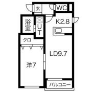 フィーノK3の間取り画像