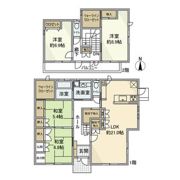 千足町神明堂戸建の間取り画像