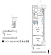 ロイヤルパークス赤羽ノースの間取り画像