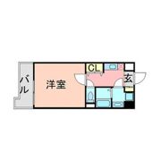 スカイコート博多駅前第2の間取り画像