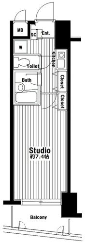 ガラ・ステージ目白の間取り画像