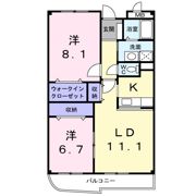 グランデ－ジ池田の間取り画像