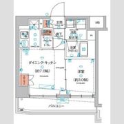 ハーモニーレジデンス東京羽田スカイブリッジの間取り画像