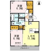 メゾン ブランシュの間取り画像