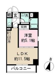 ミリアビタNo．33の間取り画像