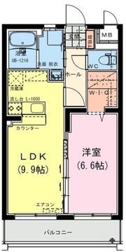 ヴァレンティノの間取り画像