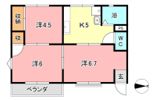 メゾンド福田公園の間取り画像