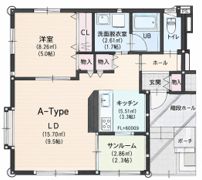 ベルポストMの間取り画像
