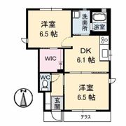 フォンティーヌ B棟の間取り画像