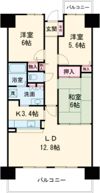 サンディ・パークスⅢ番館の間取り画像