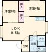 パストラルハイツ矢代の間取り画像