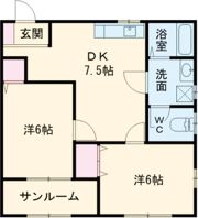 サングレイス高城A棟の間取り画像
