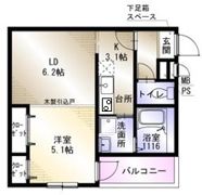 リヴェール助松の間取り画像