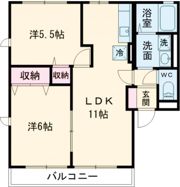 サンプレイスH．F Ⅱの間取り画像