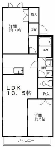 フォーシーズンズ小石川の間取り画像