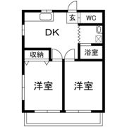 シン・コーポの間取り画像