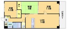 アメニティ双ヶ丘の間取り画像