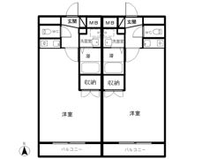 キャッスルマンションの間取り画像