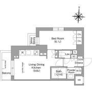 ウエリスアーバン住吉EASTの間取り画像