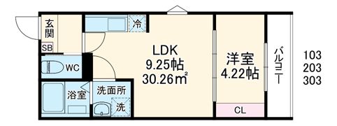 GRADUS日進町の間取り画像