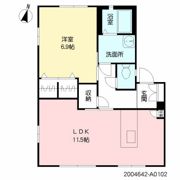 フレグランス若松の間取り画像