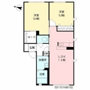 シャーメゾン グリーン B棟の間取り画像