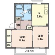 ウェル・コートAの間取り画像
