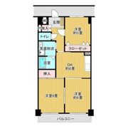 パレスニシハラの間取り画像