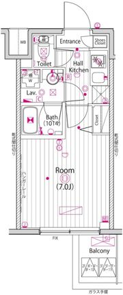ガーラ・クレスタ横濱関内の間取り画像