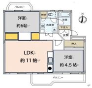 東坂戸団地の間取り画像