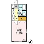 セジュールK Ⅱの間取り画像