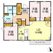 セキュレア錦ケ丘【47-9】の間取り画像