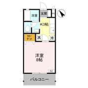 サンハイムミヤタ Aの間取り画像