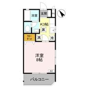 サンハイムミヤタ Bの間取り画像