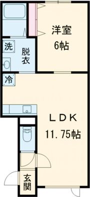 オーダイの間取り画像