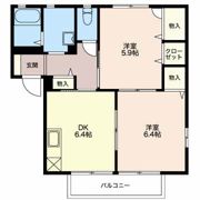 シャーメゾンランブル Eの間取り画像