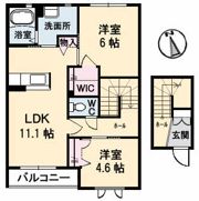 シャーメゾン ラ・モード ガーデンズ Ⅰの間取り画像