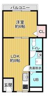 SUZURAN DANCHIⅡの間取り画像