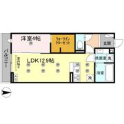 クランツ竹原の間取り画像