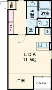 CONFORM LALA 森町の間取り画像