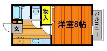 コーポ神正 A棟の間取り画像