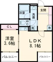 CONFORM LALA 森町の間取り画像